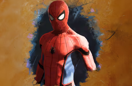 Обои фильмы: Человек-паук, супергерой, Marvel, стена