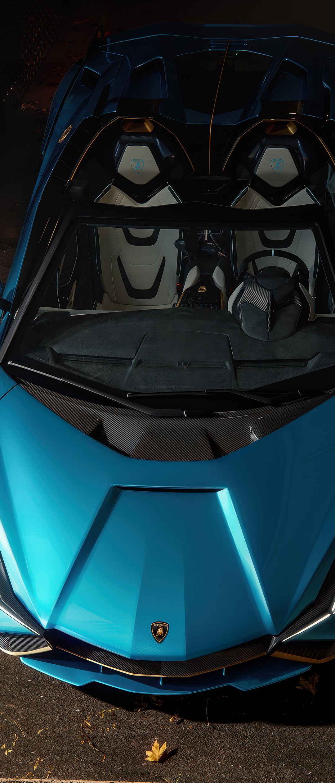 Lamborghini Sian Roadster Top Front - Wallpapers for Samsung Galaxy Z Flip7, Sony Xperia 5 II/5 III/5 V/10 IV/10 V, Xiaomi Mix Fold 3 in 1080x2520 resolution