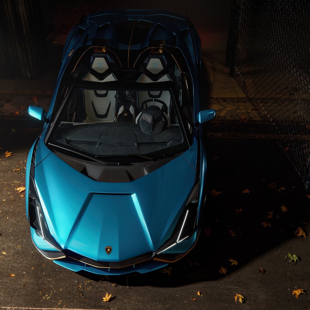 Lamborghini Sian Roadster Top Front - Wallpapers for Lenovo, Huawei in 1280x1280 resolution