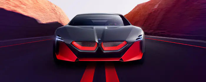 UltraWide 21:9 обои каньон (2560x1080): BMW Vision, концепт, каньон, дорога
