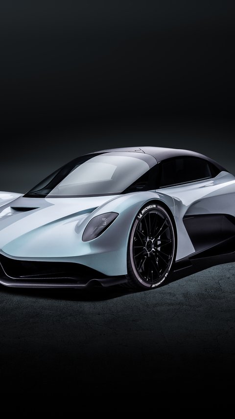 Aston Martin Valhalla вид спереди - Обои для LG/ASUS в разрешении 480x854