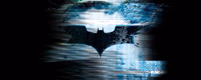 UltraWide 32:9 обои (5120x1440): Бэтмен, логотип, глитч, символ