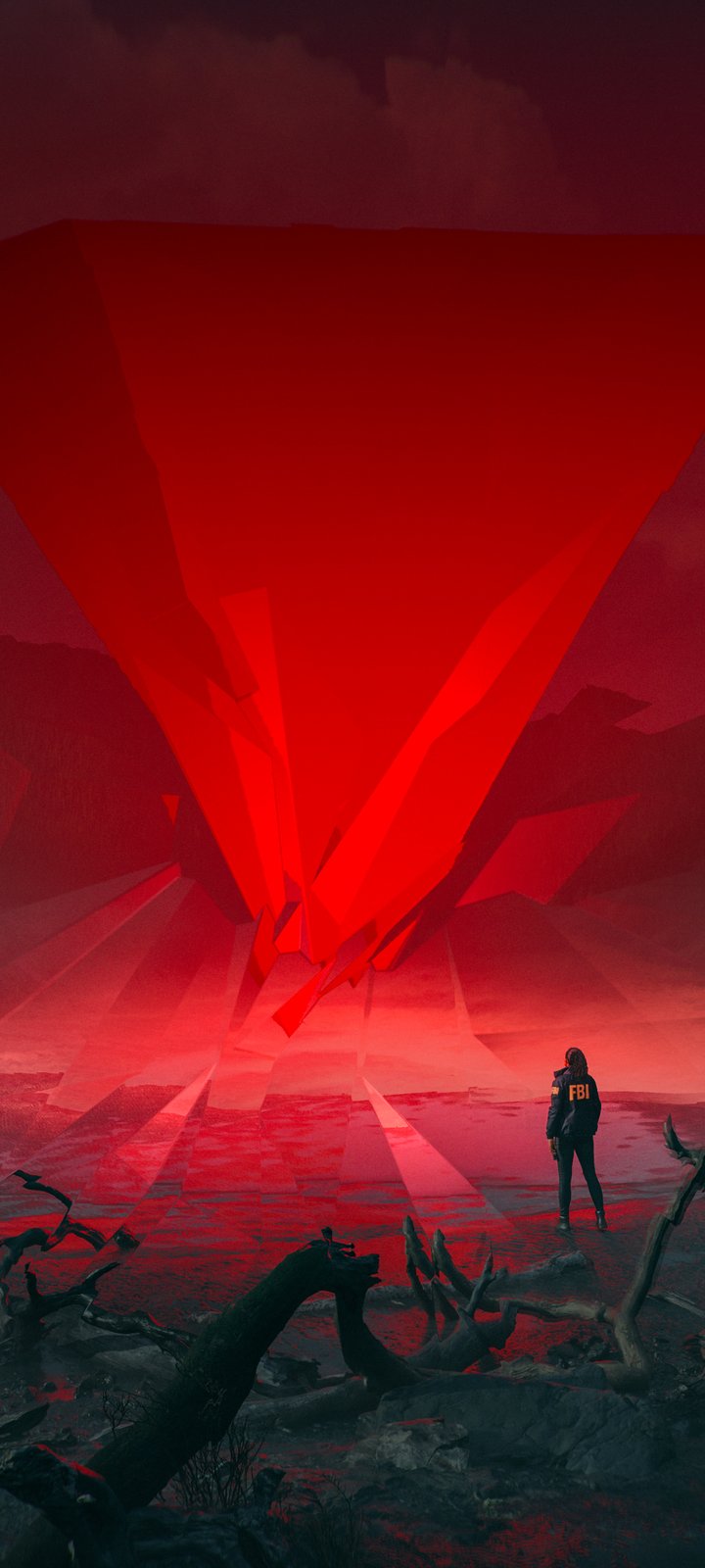 Alan Wake at the Ominous Red Light - Wallpapers for Xiaomi Redmi 10C/C40/C51, Samsung Galaxy A12/A02s/A03/M12 in 720x1600 resolution