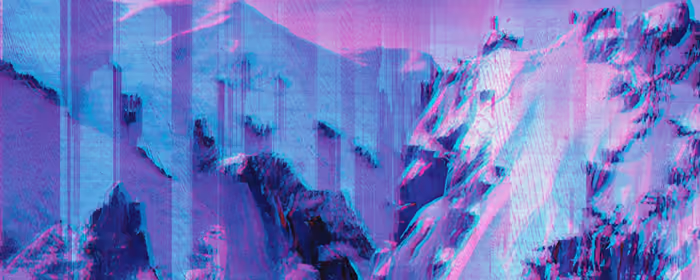 Neon Abstract Wallpapers for UltraWide 21:9 monitors (3440x1440): glitch, mountains, neon, landscape