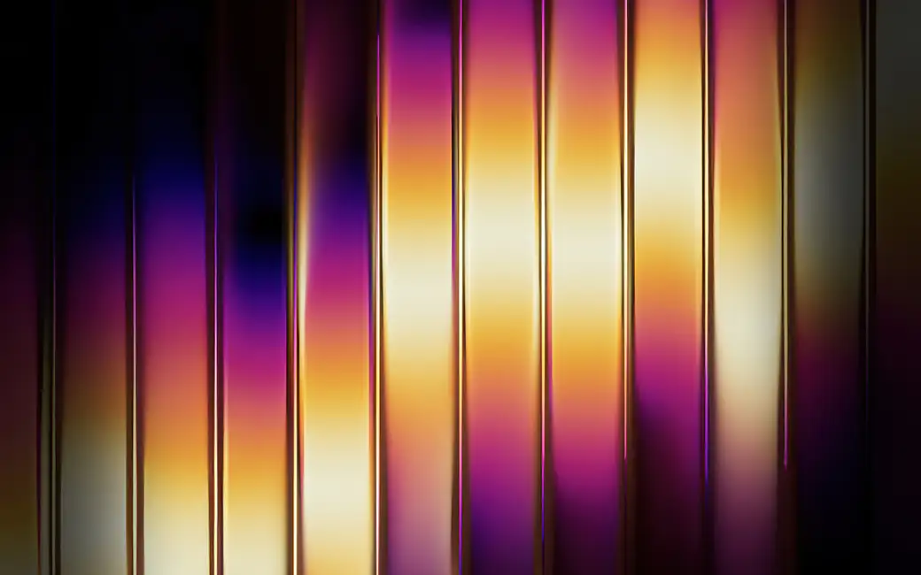 Vertical light bars with color gradient — desktop and phone wallpaper, free download