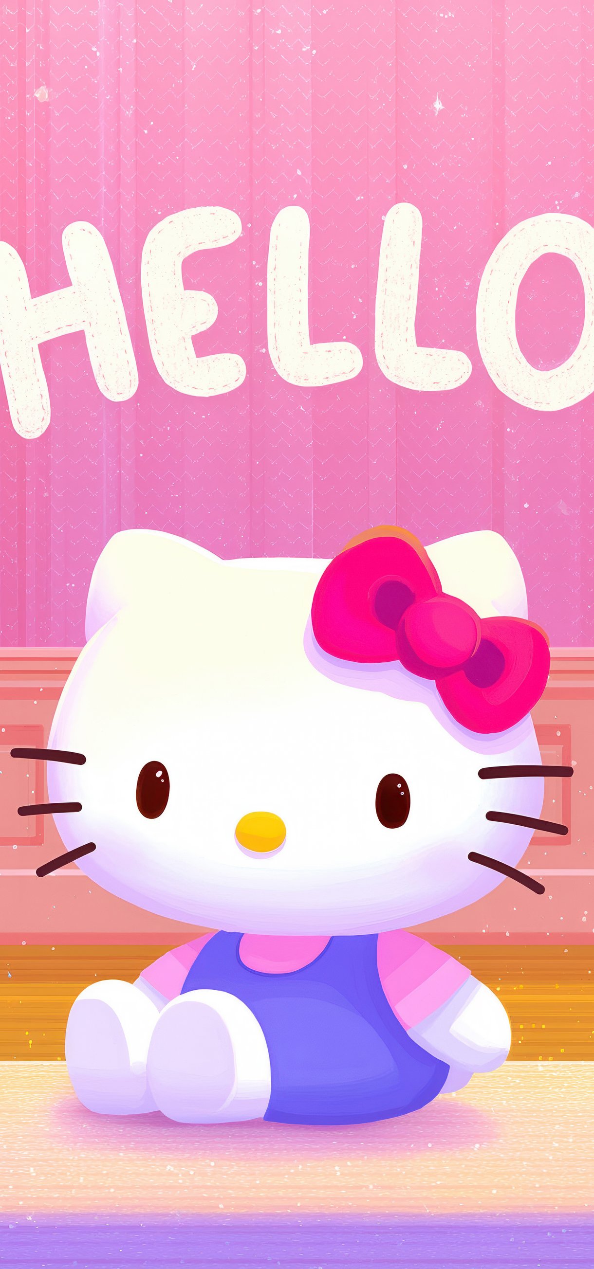 Hello Kitty with pink bow - Wallpapers for Xiaomi 17/17 Pro in 1220x2608 resolution