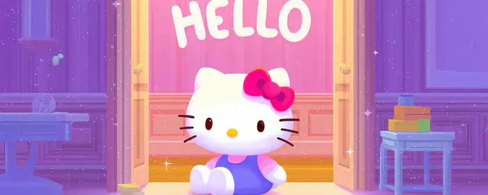 5K2K UltraWide 21:9 toy wallpapers (5120x2160): Hello Kitty, kitten, toy, bow