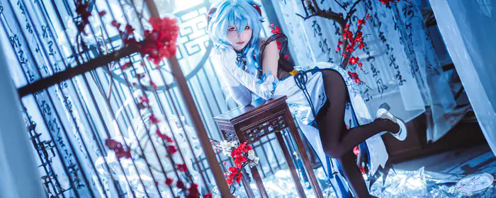 People wallpapers: cosplay, Ganyu, Chunmomo, Genshin Impact