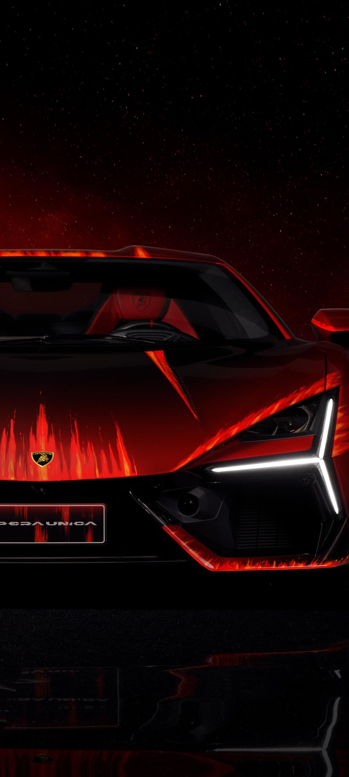 Lamborghini Revuelto Opera Unica front view - Wallpapers for Xiaomi 15 in 1200x2670 resolution
