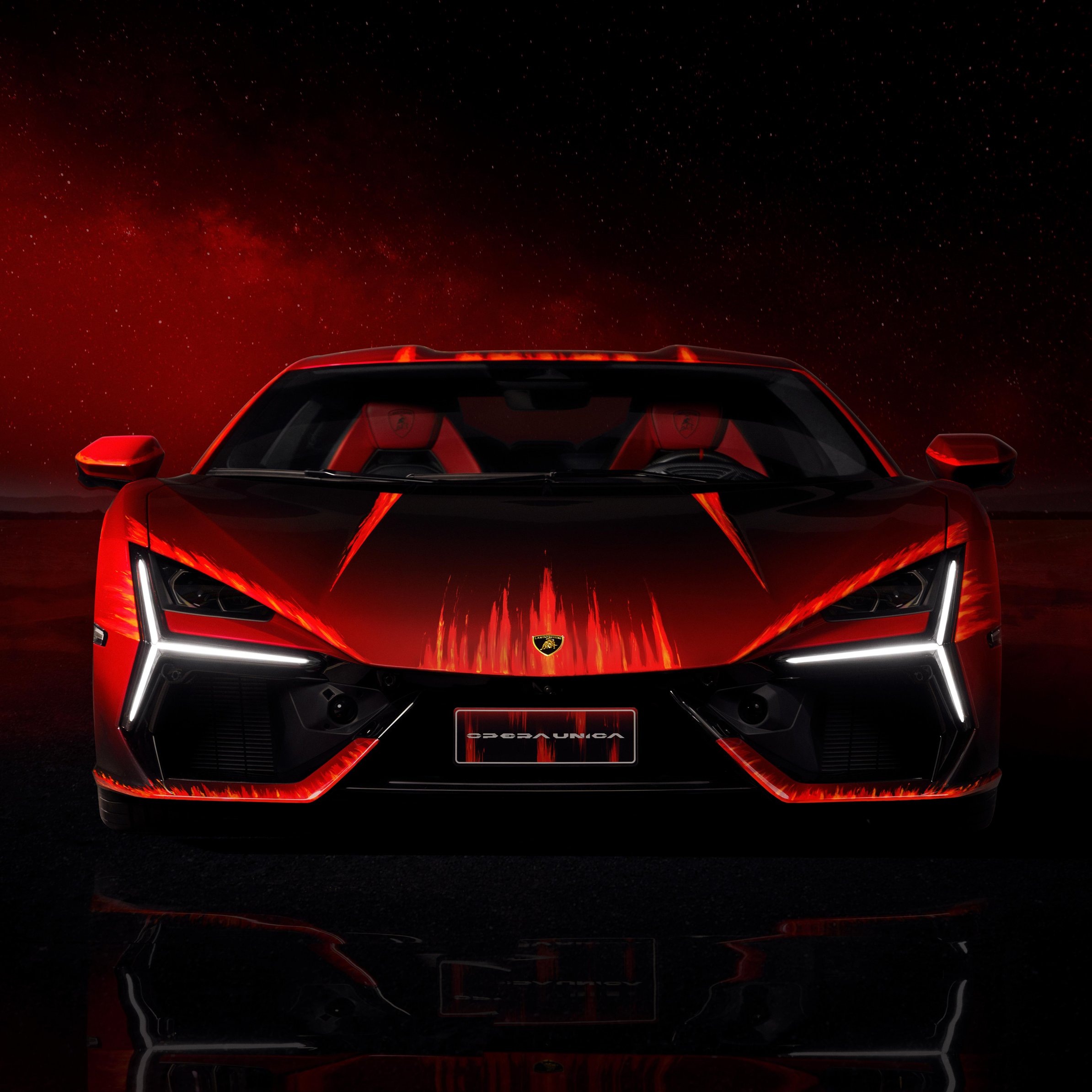 Lamborghini Revuelto Opera Unica front view - Wallpapers for iPad Pro 11″ in 2388x2388 resolution