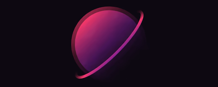 Space wallpapers: planet, minimalism, ring, glow