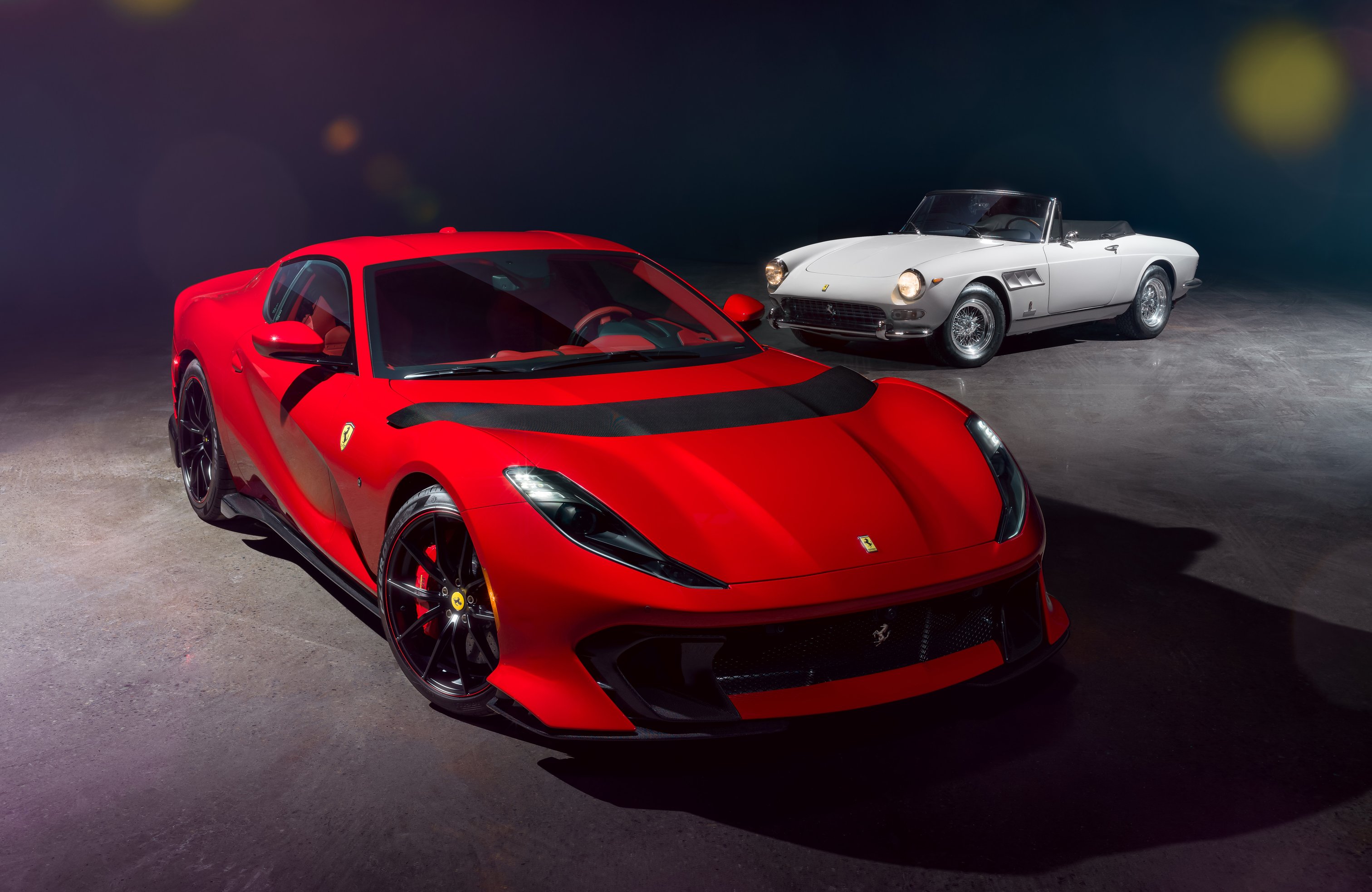 Red Ferrari 812 Competizione front - Wallpapers for Apple MacBook 14.2″ in 3024x1964 resolution