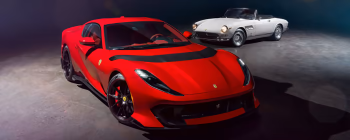 UltraWide 21:9 обои (2560x1080): Ferrari 812 Competizione, родстер, купе, суперкар