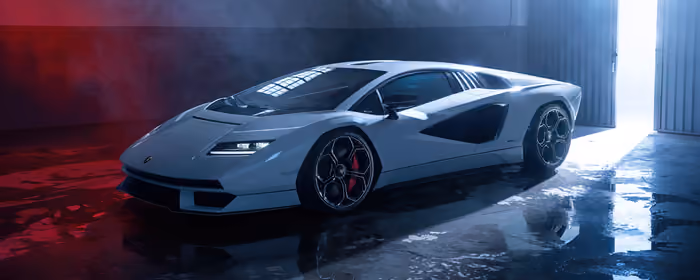 UltraWide 21:9 обои (2560x1080): Lamborghini Countach LPI 800-4, суперкар, гараж, купе