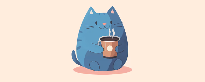 Dual Monitor Wallpapers Comfort (7680x2160): cat, coffee, minimalism, cup