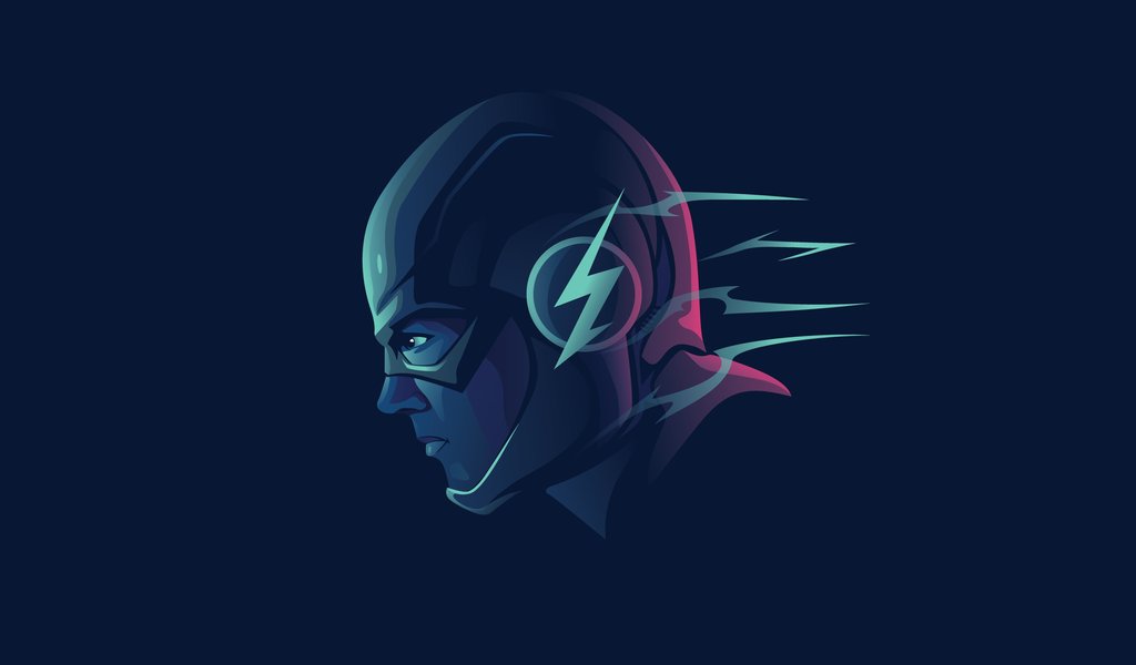 Superhero Flash with speed effect - WSVGA wallpapers in 1024x600 resolution