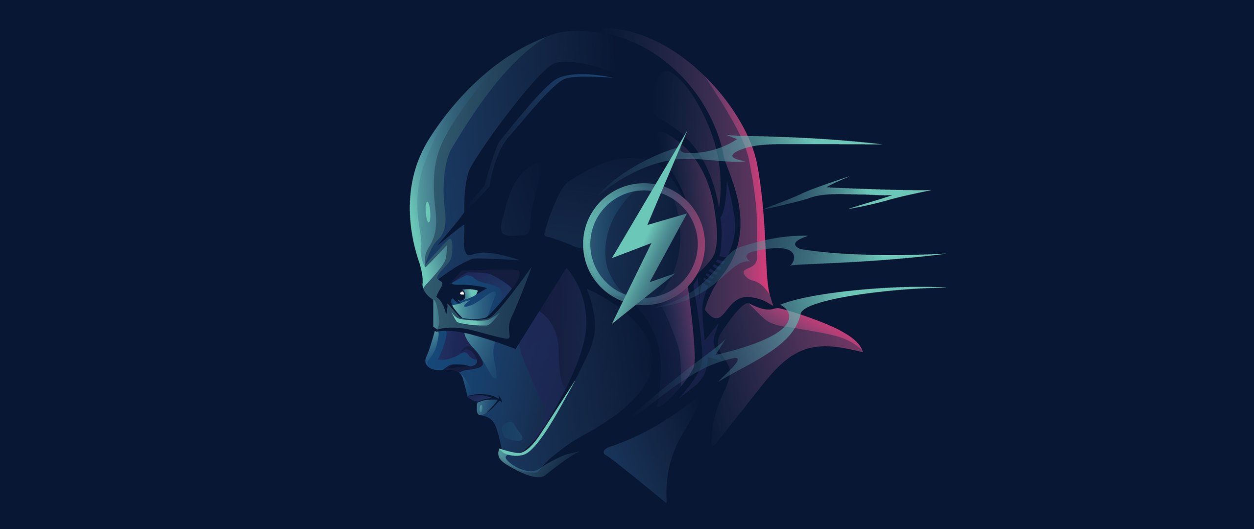 Superhero Flash with speed effect - UltraWide 21:9 wallpapers in 2560x1080 resolution