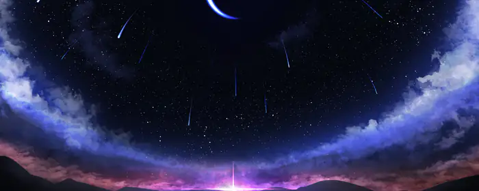 UltraWide 21:9 wallpapers (2560x1080): stars, crescent Moon, Milky Way, sky