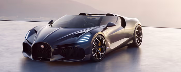 UltraWide 32:9 обои Bugatti (3840x1080): Bugatti Mistral, родстер, спорткар, карбон