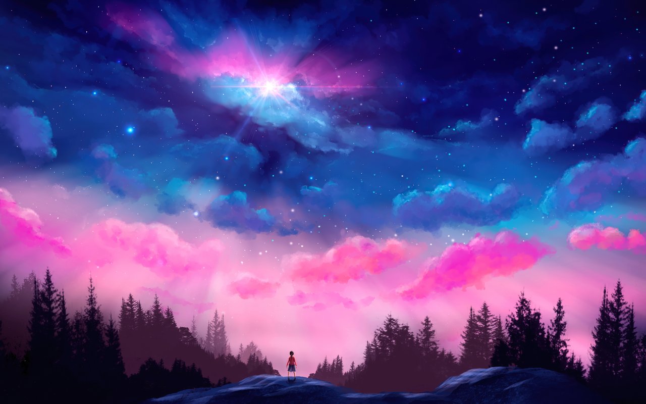 Fabulous pink sky - WXGA_1280 wallpapers in 1280x800 resolution