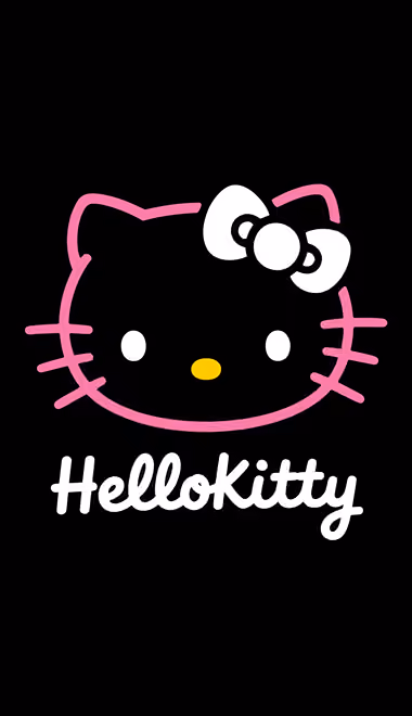 Обои иллюстрации: Hello Kitty, кошка, минимализм, логотип