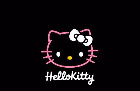 Обои иллюстрации: Hello Kitty, кошка, минимализм, логотип