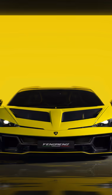 Brightness Wallpapers for Xiaomi 17/17 Pro (1220x2608): Lamborghini Fenomeno, hypercar, carbon fiber, studio