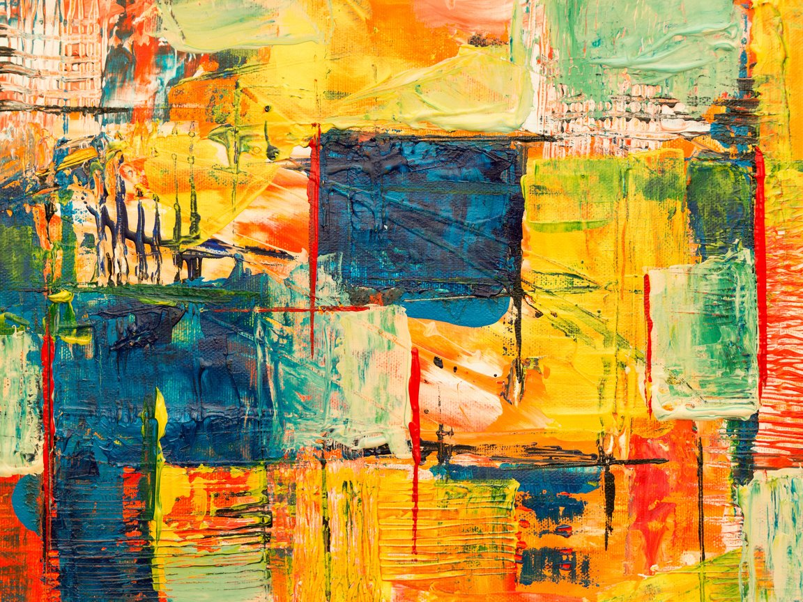 Abstract expressionism with squares - XGA+ wallpapers in 1152x864 resolution