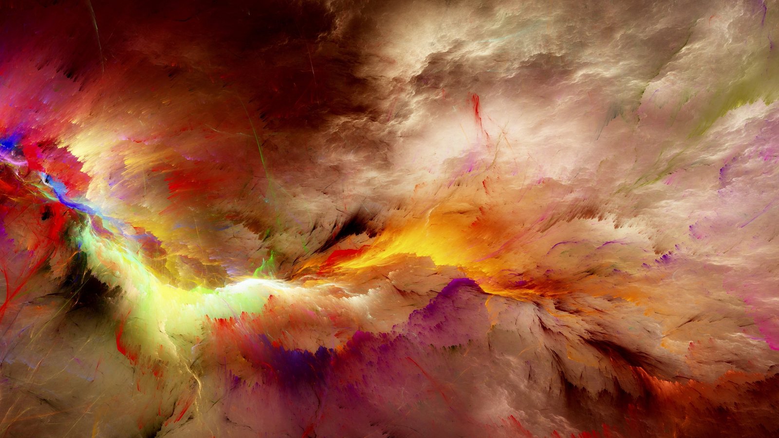 Dynamic abstract cloud energy flow - wXGA++ wallpapers in 1600x900 resolution