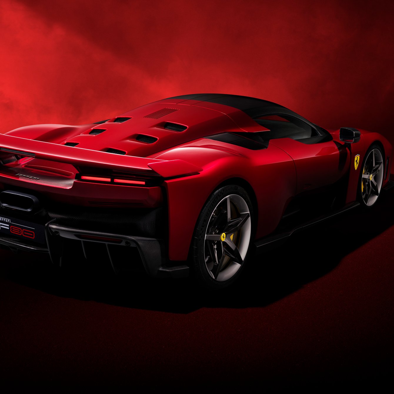 Ferrari F80 rear view - Wallpapers for Samsung Galaxy Tab in 1340x1340 resolution