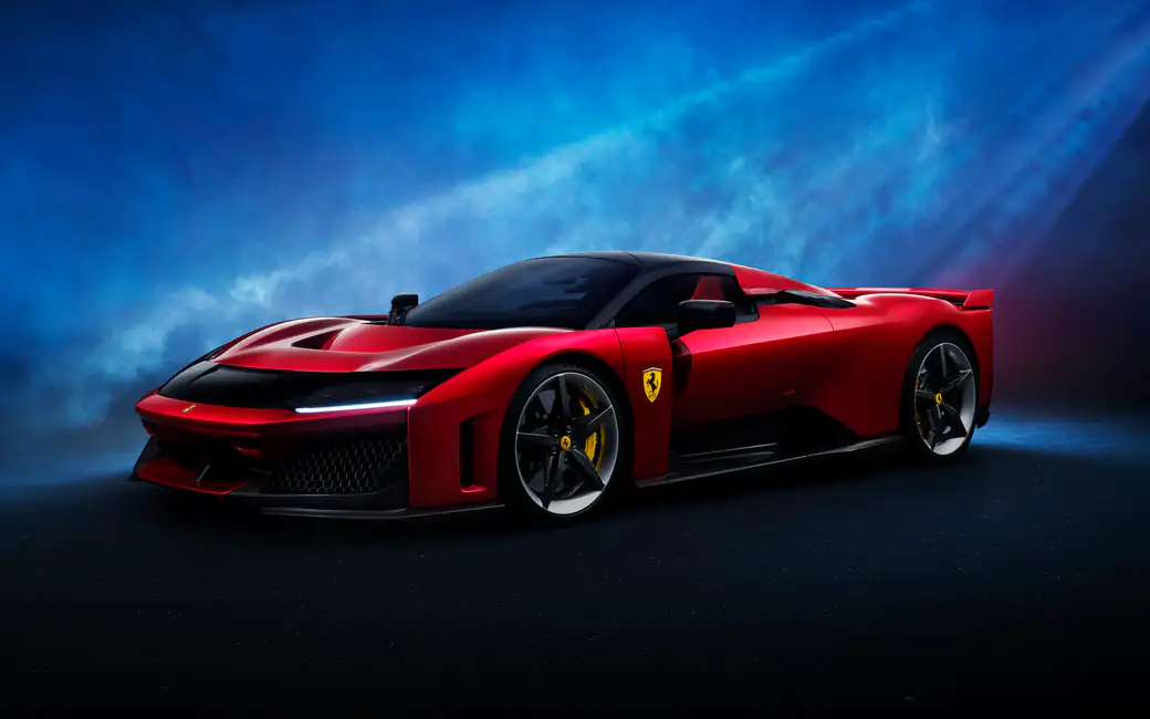Ferrari F80 front view — desktop and phone wallpaper, free download