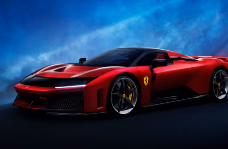 Обои машины: Ferrari F80, спойлер, карбон, суперкар
