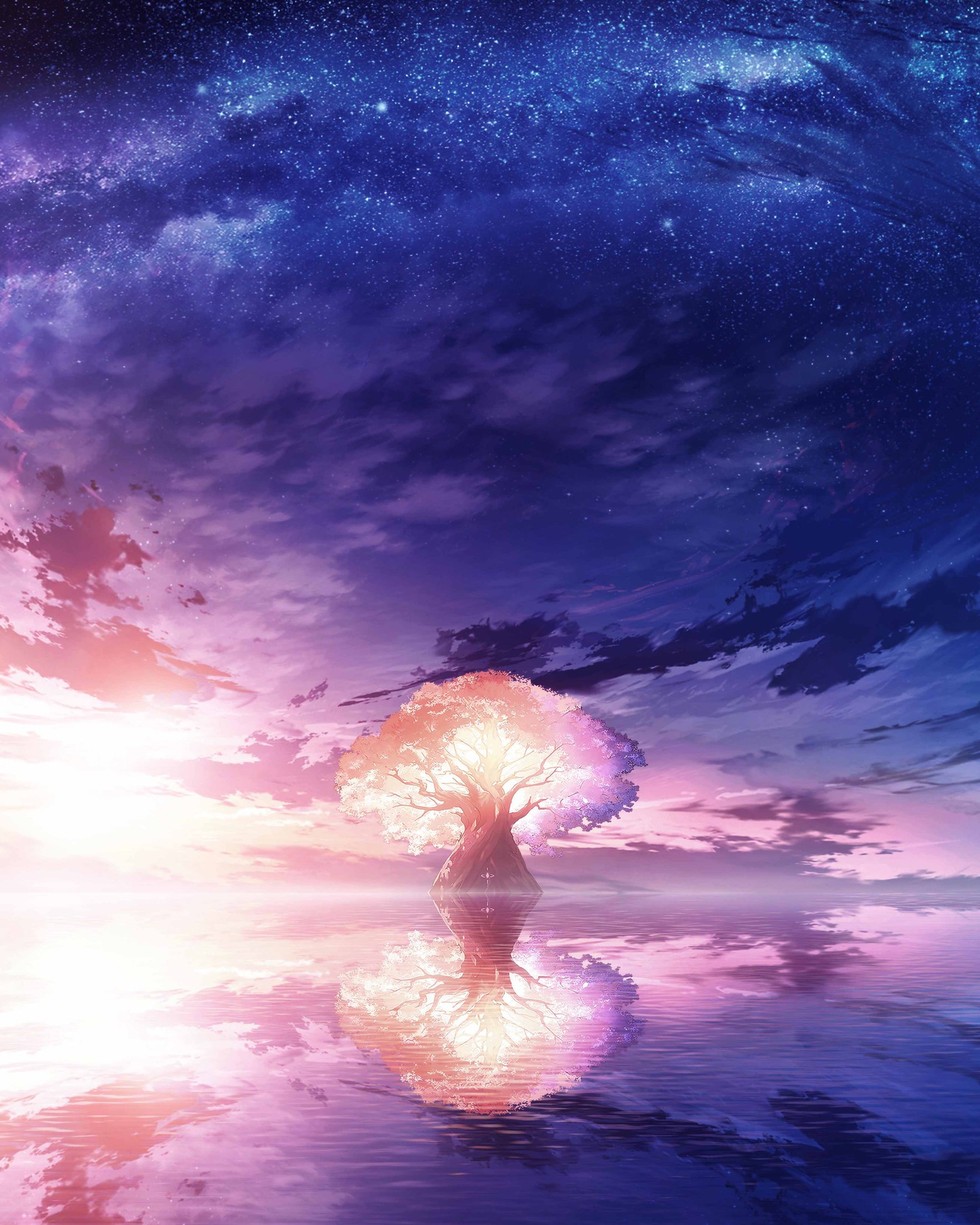 Imaginary Tree from Honkai Impact 3rd - Wallpapers for Samsung Galaxy Z Fold 2/3 in 1768x2208 resolution
