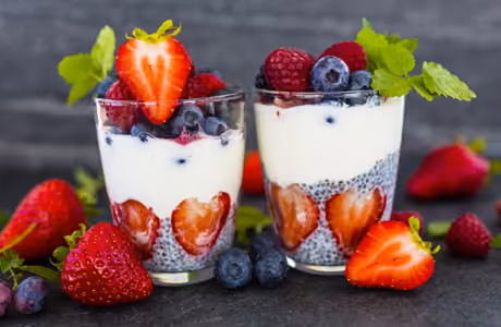 Sweet Wallpapers for iPad Pro 11″ (2388x2388): parfait, breakfast, yogurt, berries