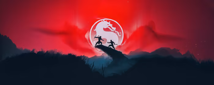 UltraWide 21:9 обои (2560x1080): Mortal Kombat, Саб-Зиро, Scorpion (MK), битва