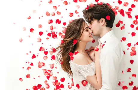 WSXGA+ romance wallpapers (1680x1050): couple, romance, Valentine's Day, roses