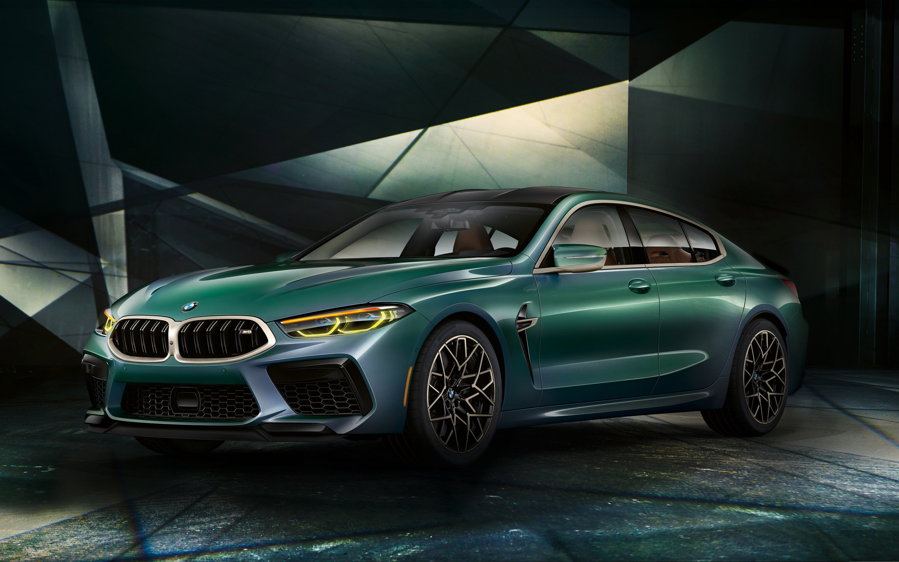 BMW M8 Gran Coupe luxury side view - Wallpapers for Apple MacBook 16″ in 3072x1920 resolution
