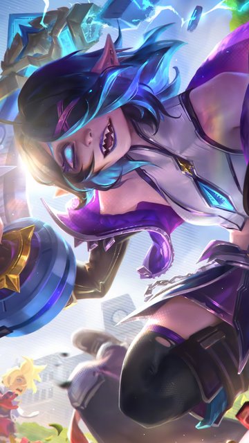 Брайер из League of Legends с острыми зубами - Обои для Nokia, Samsung в разрешении 360x640