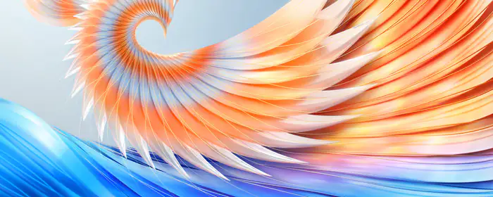 UltraWide 32:9 обои слои (5120x1440): спираль, градиент, волны, лента