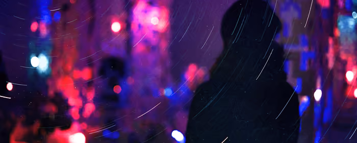 City wallpapers: light trails, neon, street, night