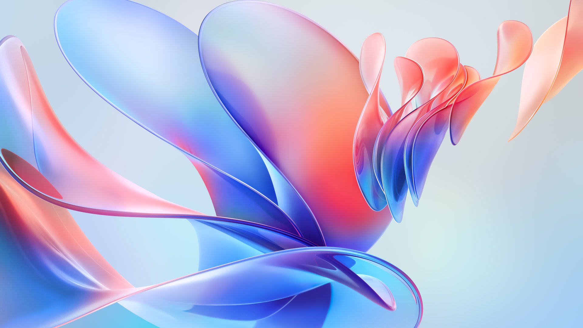 Soft flowing layers - Full HD wallpapers in 1920x1080 resolution