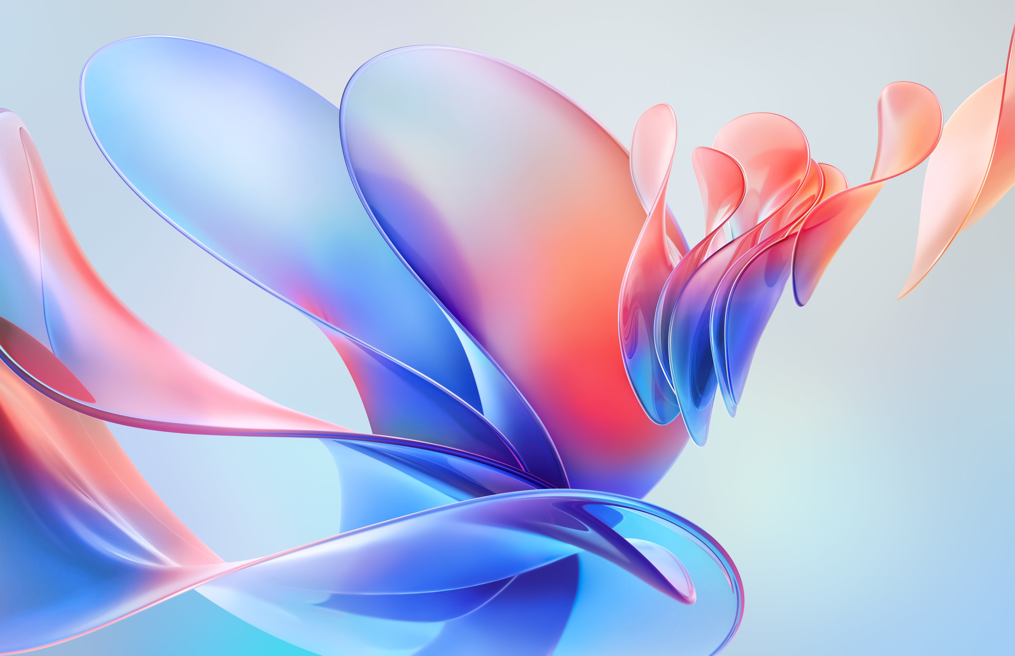 Soft flowing layers - Wallpapers for Apple MacBook 16.2″ in 3456x2234 resolution