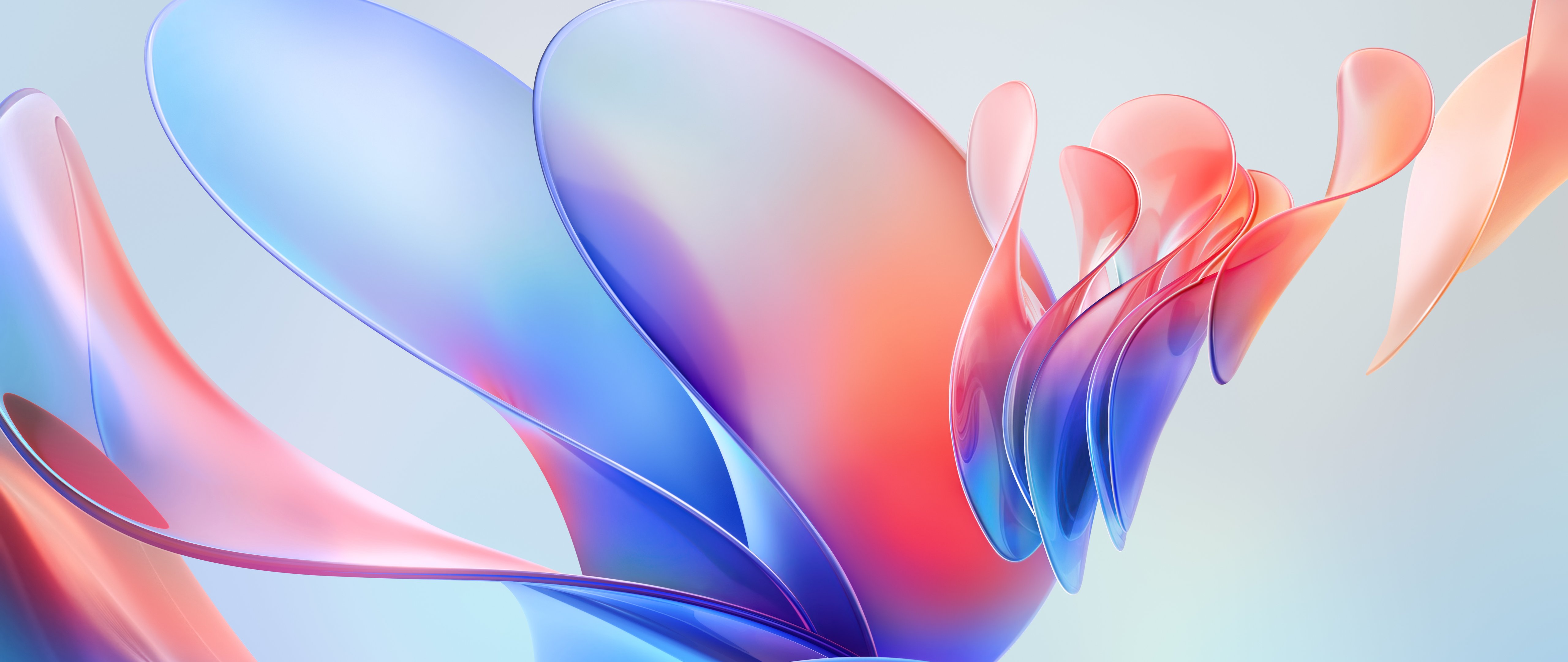 Soft flowing layers - 5K2K UltraWide 21:9 wallpapers in 5120x2160 resolution