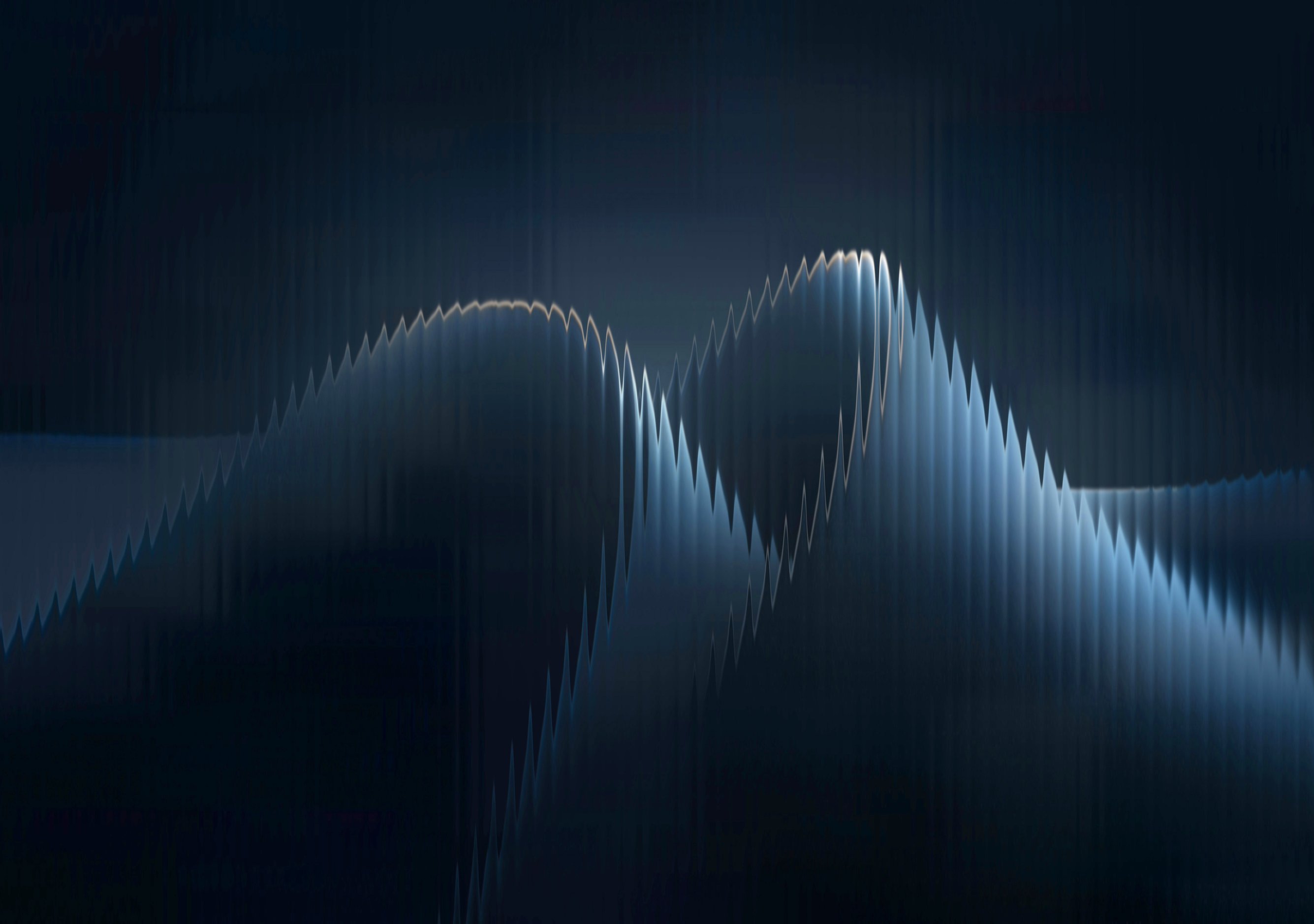 Glitch waves - Wallpapers for iPhone Duo in 2670x1878 resolution
