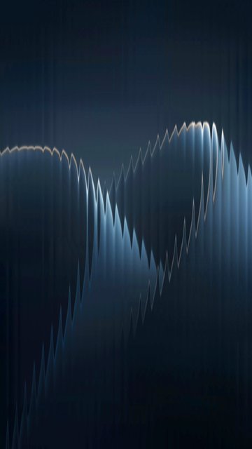 Glitch waves - Wallpapers for Nokia, Samsung in 360x640 resolution