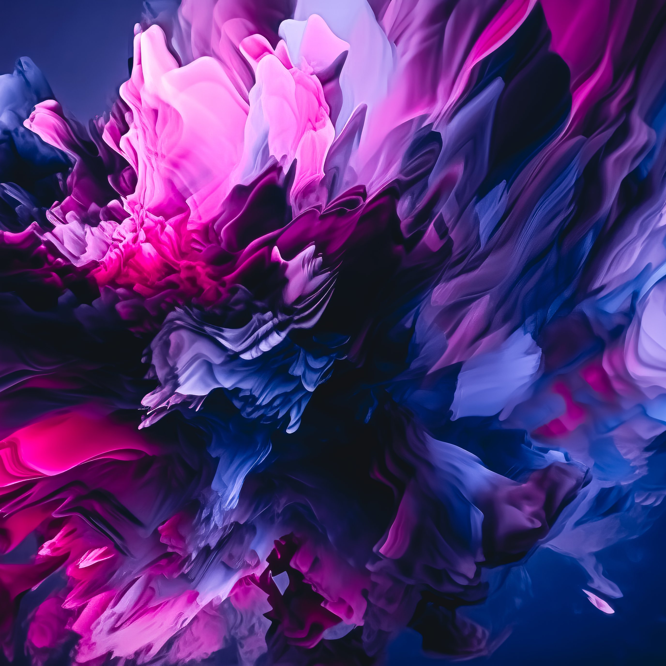 Silk fabric with pink gradient - Wallpapers for iPad Pro 13″ in 2752x2752 resolution
