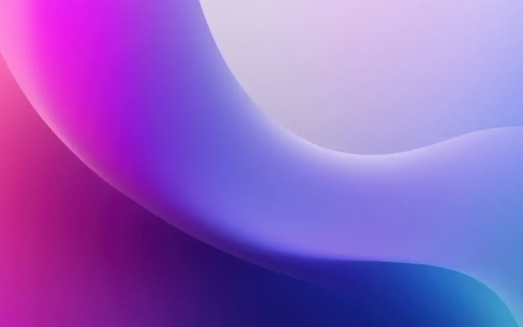 Abstract purple waves — desktop and phone wallpaper, free download