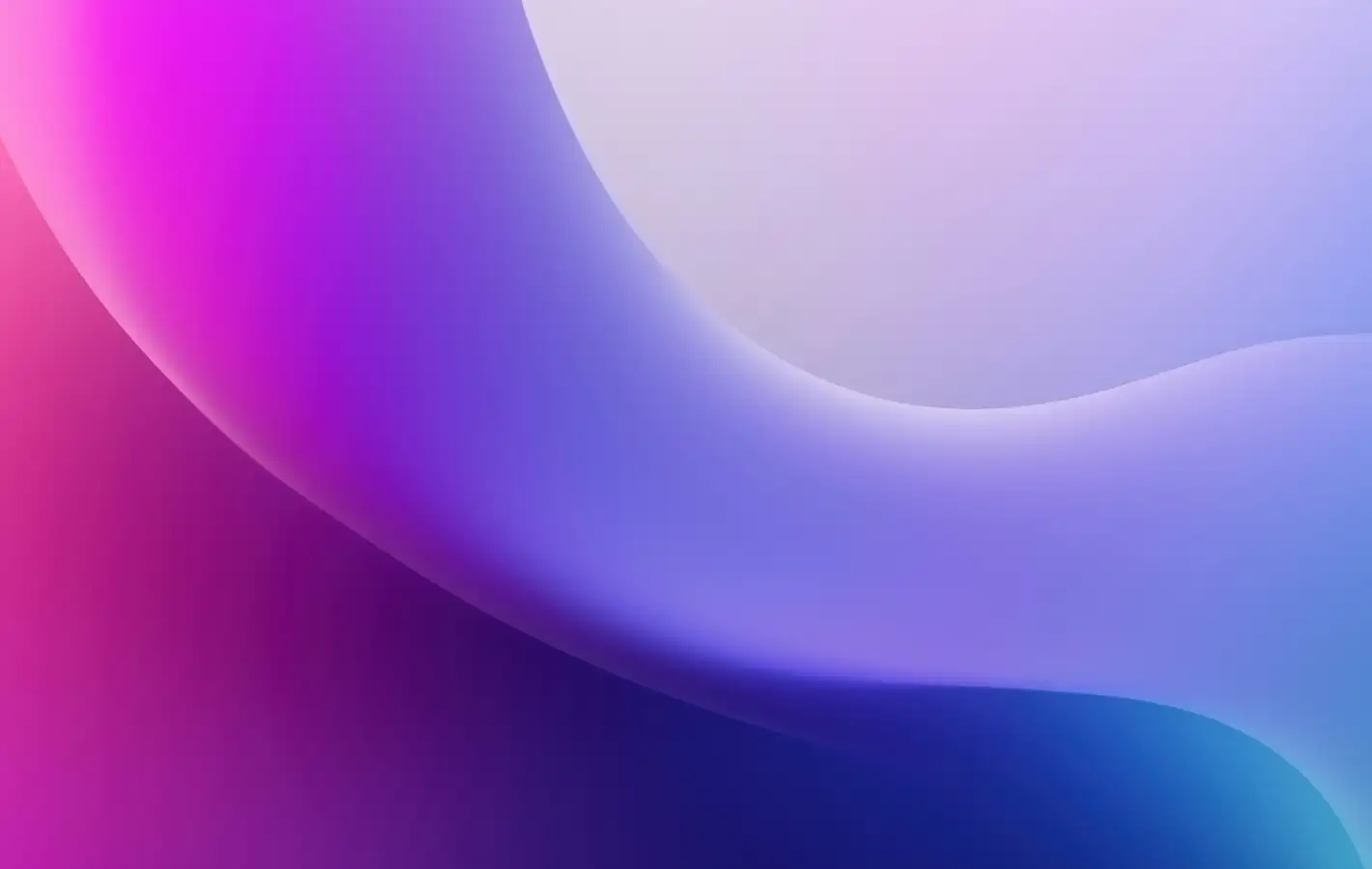 Abstract purple waves — desktop and phone wallpaper, free download