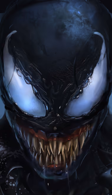 Illustrations wallpapers: Venom, Marvel, comic, monster