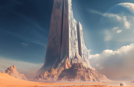 Sand Wallpapers: monolith, desert, Moon, stones